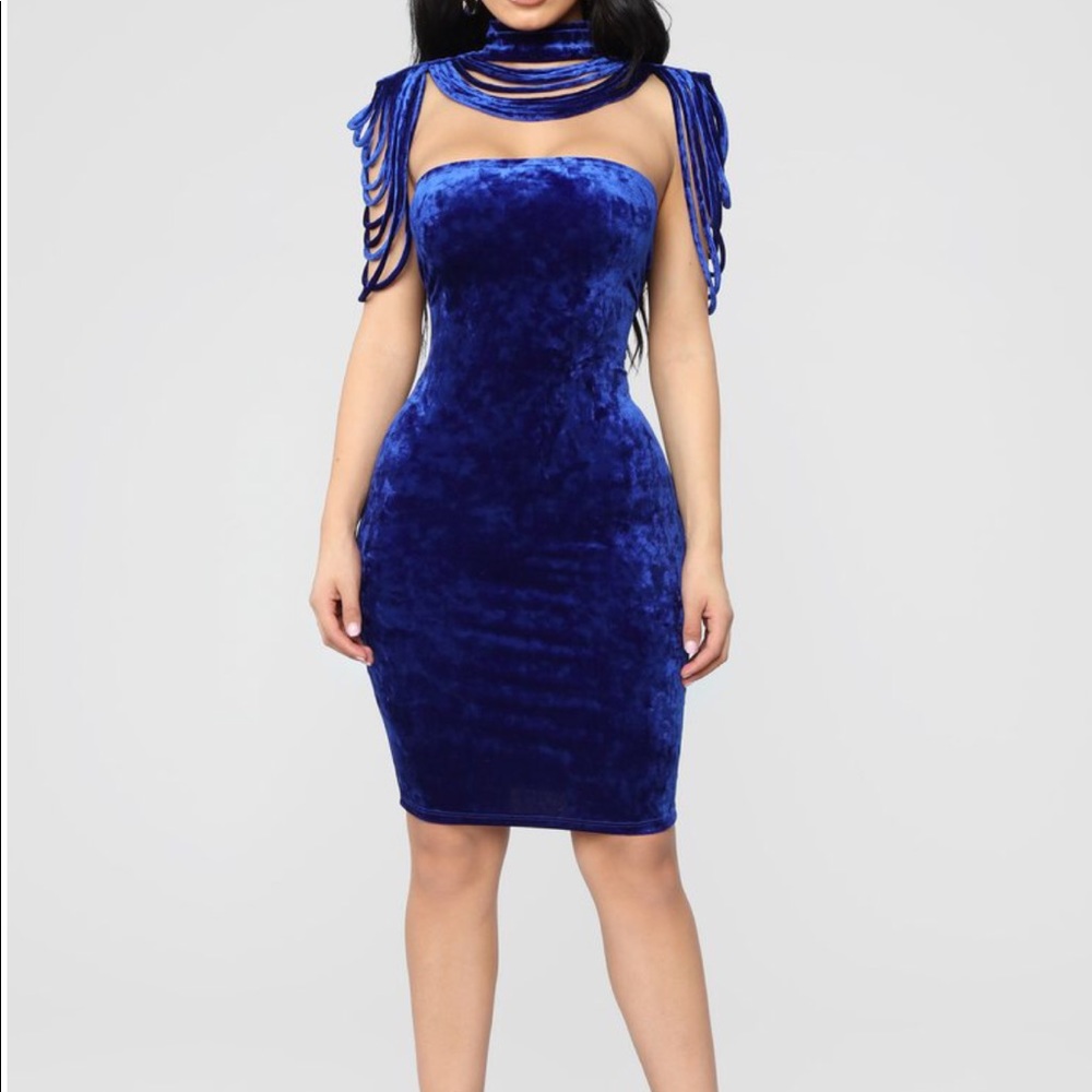 Blue dress